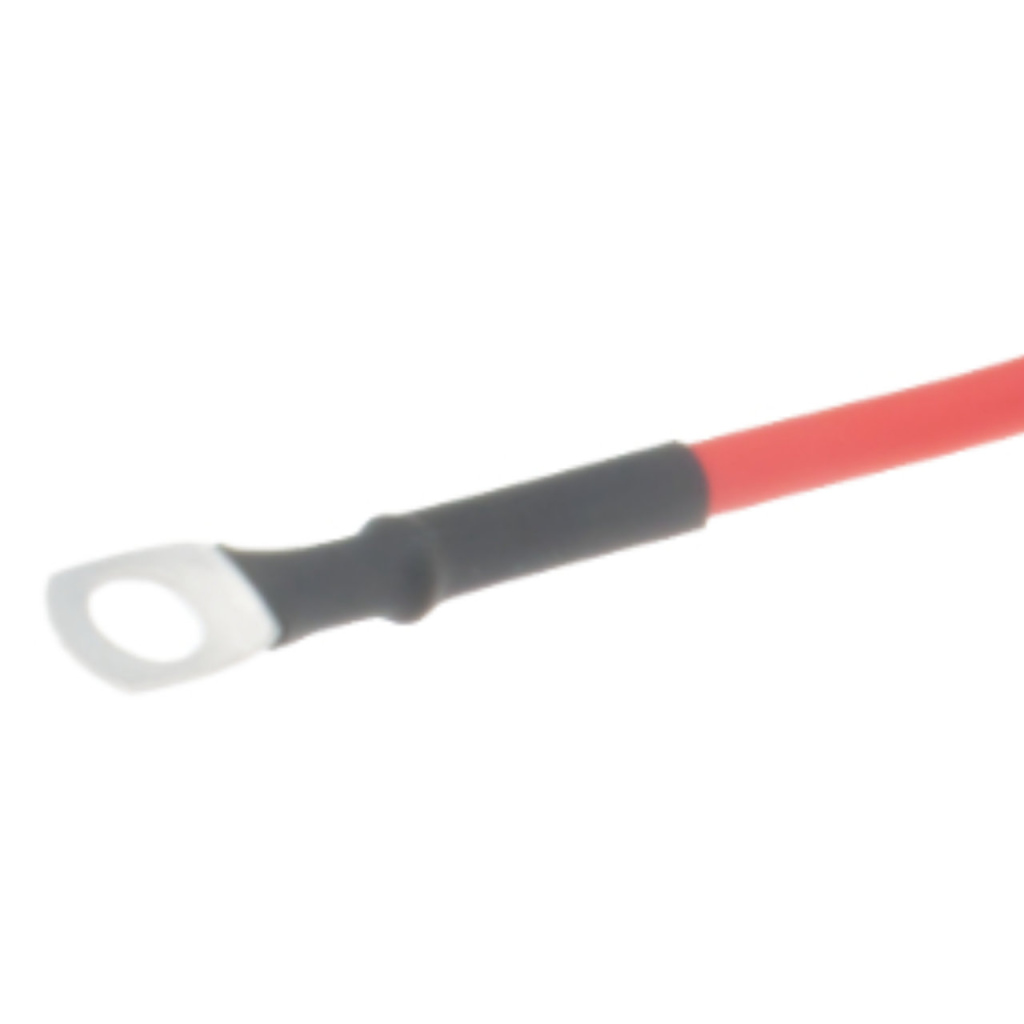 BBAtechniek - 10mm2 accu kabel flexibel rood 1x M8 (0.5m)