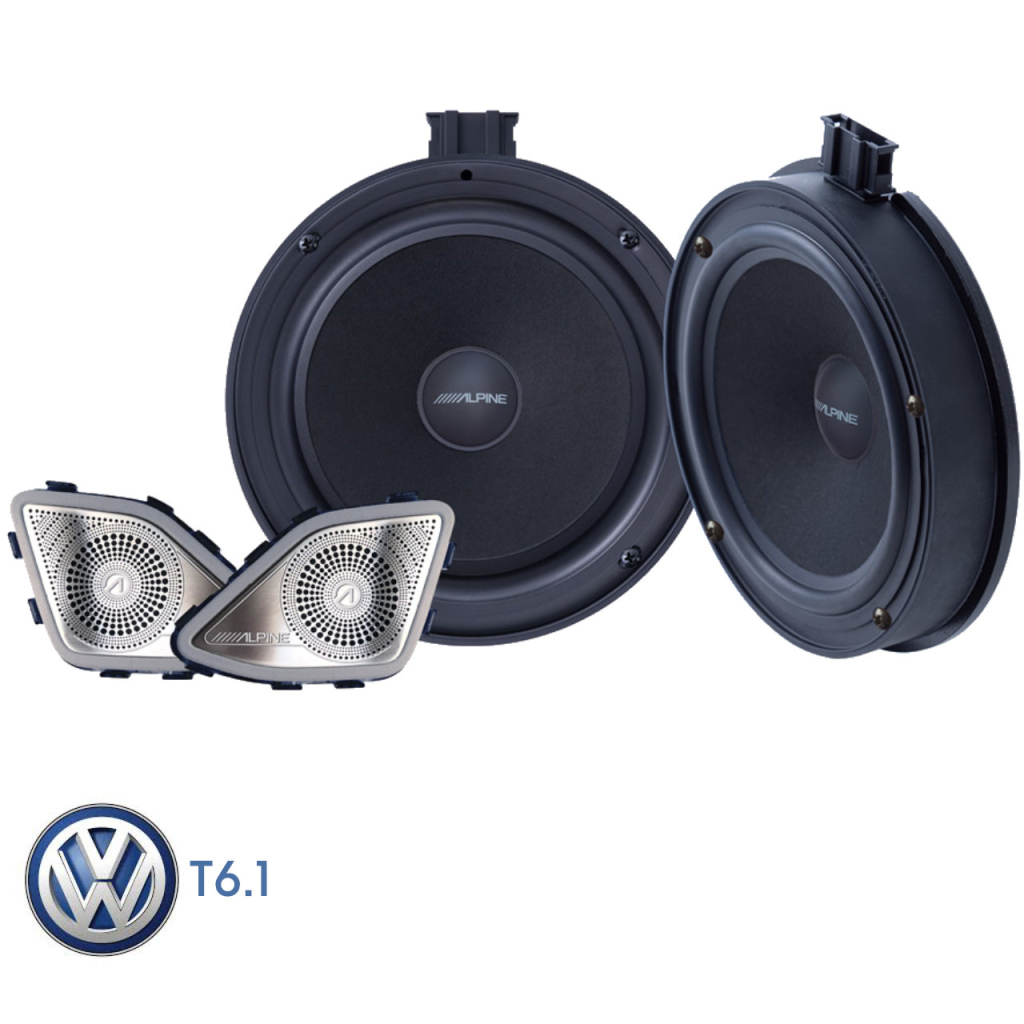 BBAtechniek - Alpine 2-weg 16.5cm speakersysteem voor VWT6.1(1x)