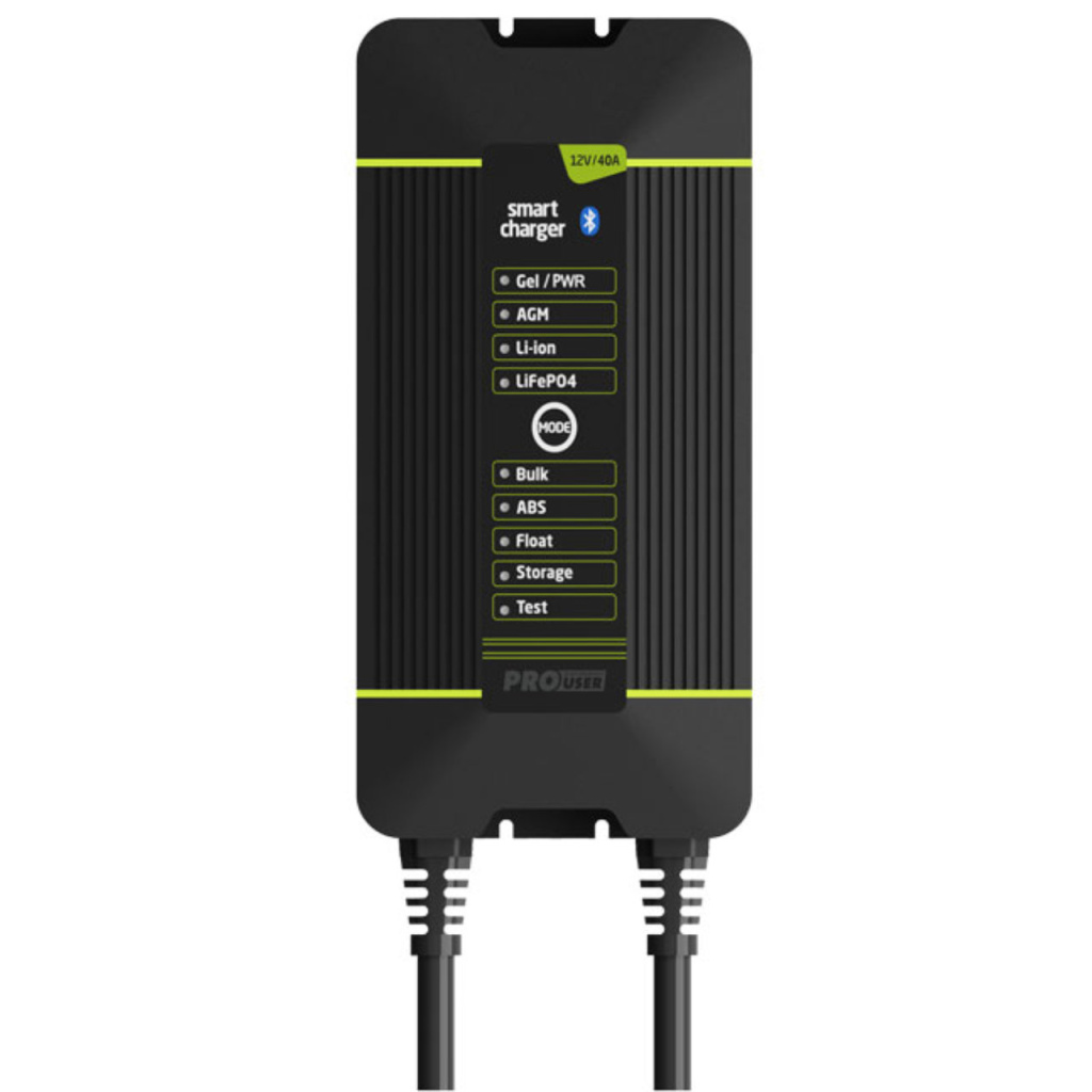 BBAtechniek - 12V 40A Pro-User intelligente acculader IBC40 1x)