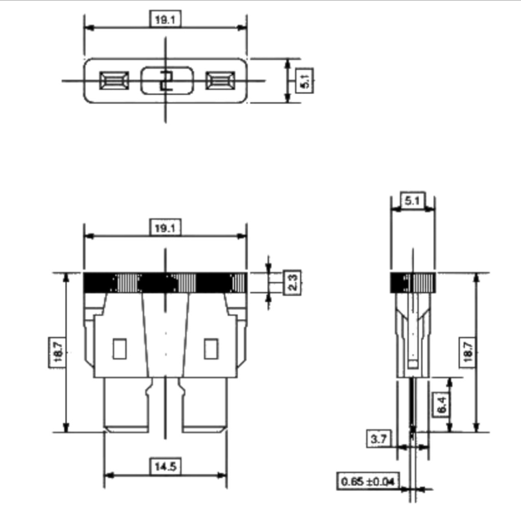 BBAtechniek - 1 glas- en 7 steekzekeringen + 1 trekker (9x)