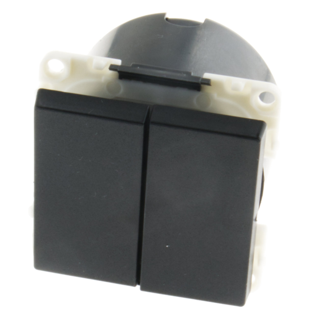 BBAtechniek - Drukvlakschakelaar dubbel 1-polig 10A S20.000 (1x)