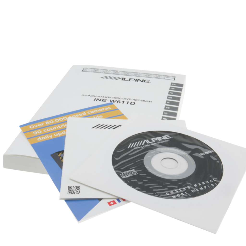 BBAtechniek - 6.5” Alpine INE-W611D navigatie 2DIN (1x)
