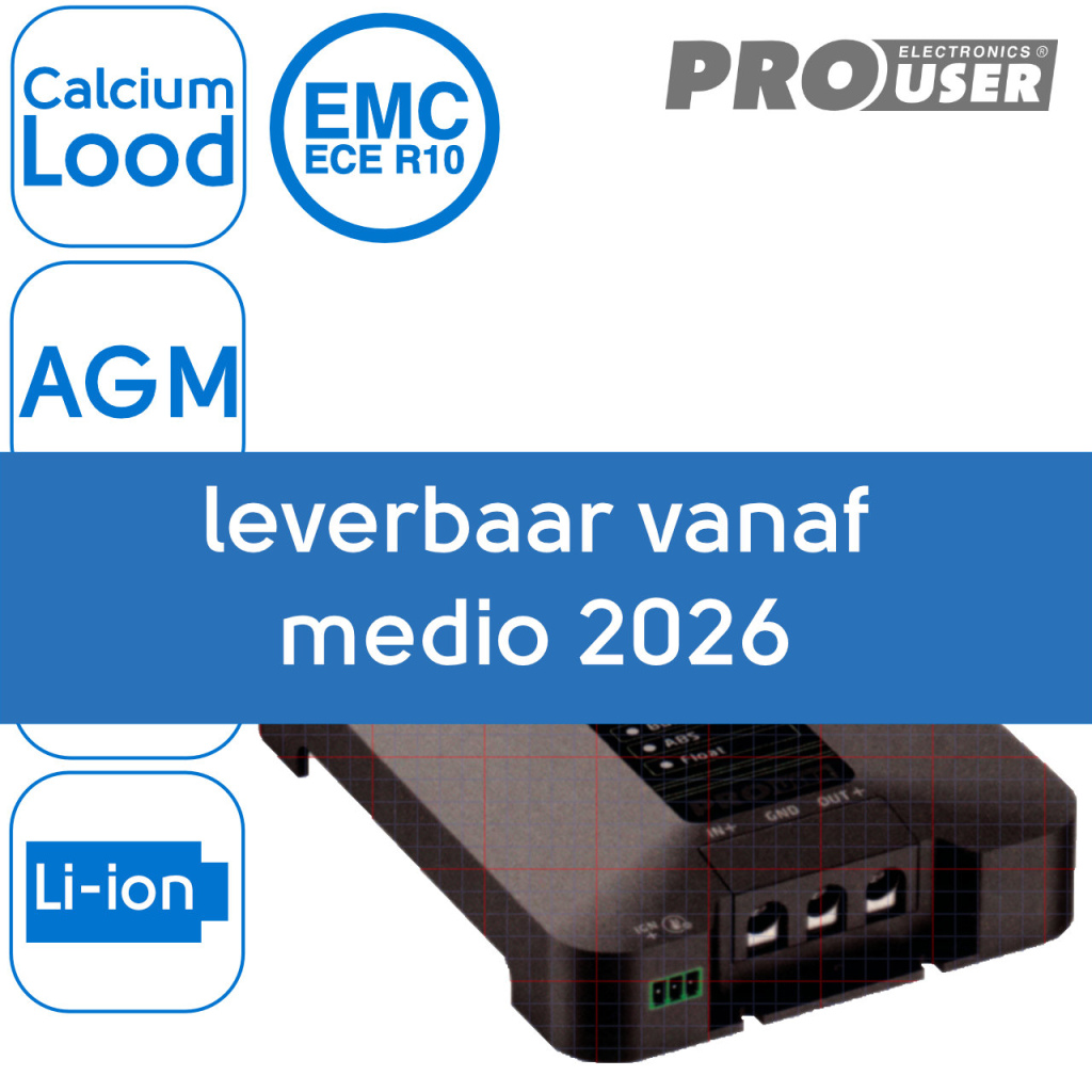 BBAtechniek - 12V 20Ah Pro-User DC/DC20 SC acculader (1x)