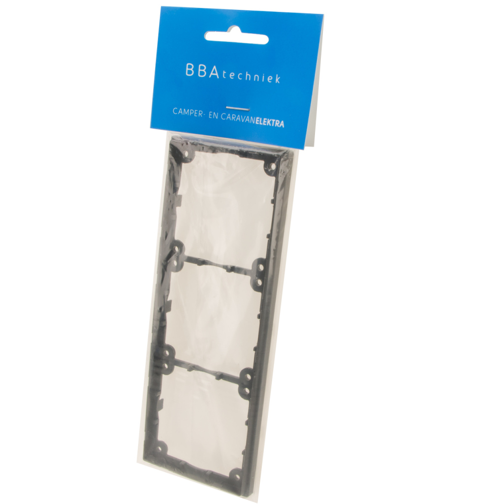 BBAtechniek - Afstandsraam 3-vak laag leigrijs S20.000 (1x)