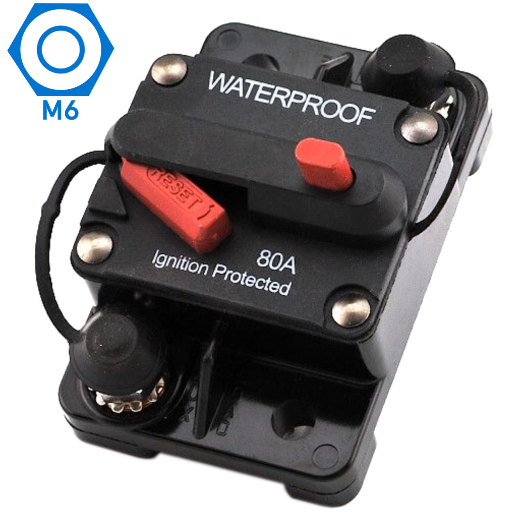 BBAtechniek - Automatische zekering 80A M6 (1x)