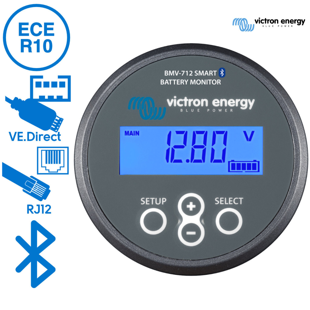 BBAtechniek - Victron Batterij Monitor BMV-712 Smart zwart (1x)