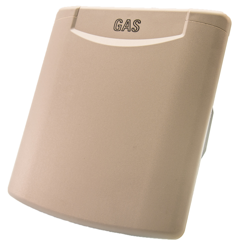 BBAtechniek - Gasdoorvoer licht grijs (1x)