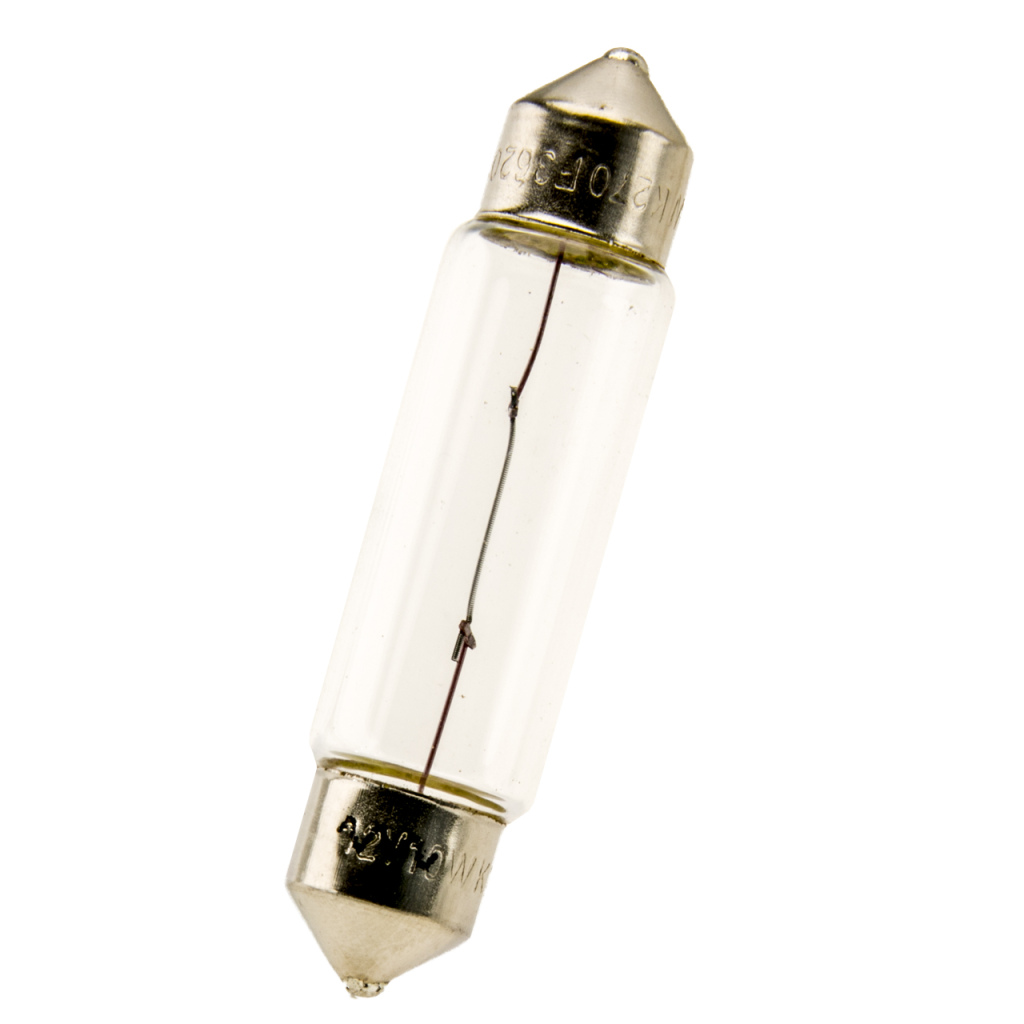 BBAtechniek - 12V 10W BS265 11x43mm buislamp (2x)