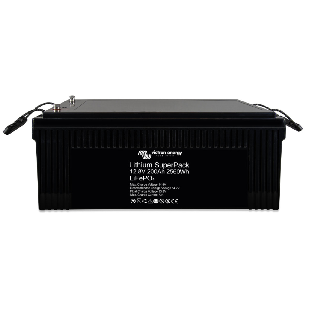 BBAtechniek - Victron Lithium accu SuperPack 12.8V 200Ah M8 (1x)