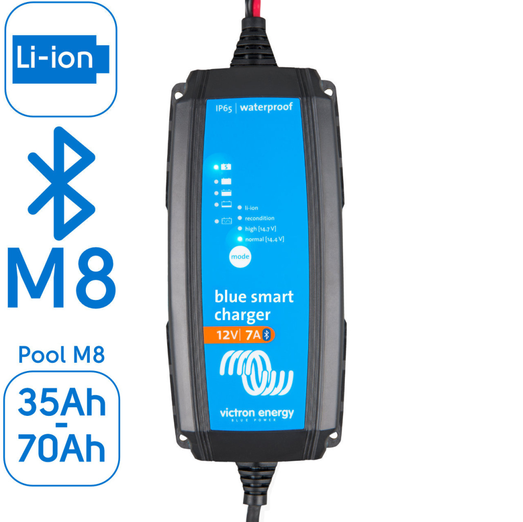 BBAtechniek - Victron Blue Smart IP65 acculader 12/7-1 (1x)