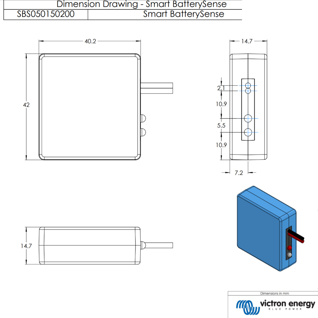 BBAtechniek - Victron Smart Battery Sense (1x)