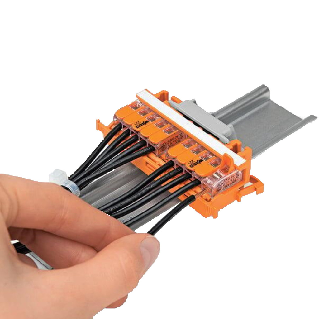 BBAtechniek - Bevestigingsadapter Wago 221 voor 2-3-5voudig (1x)