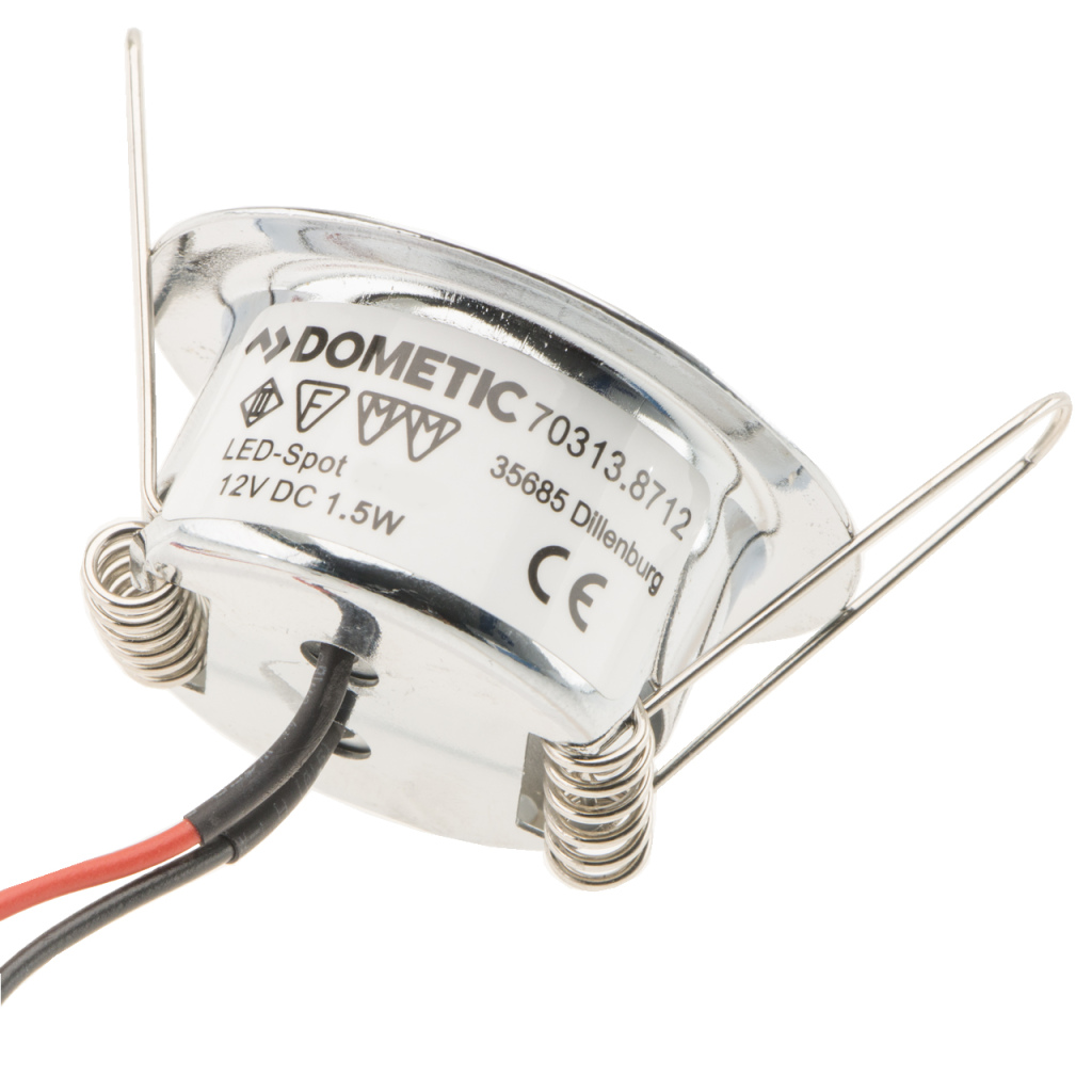 BBAtechniek - Dometic LED spot Pierre 12V 1.5W chroom (1x)