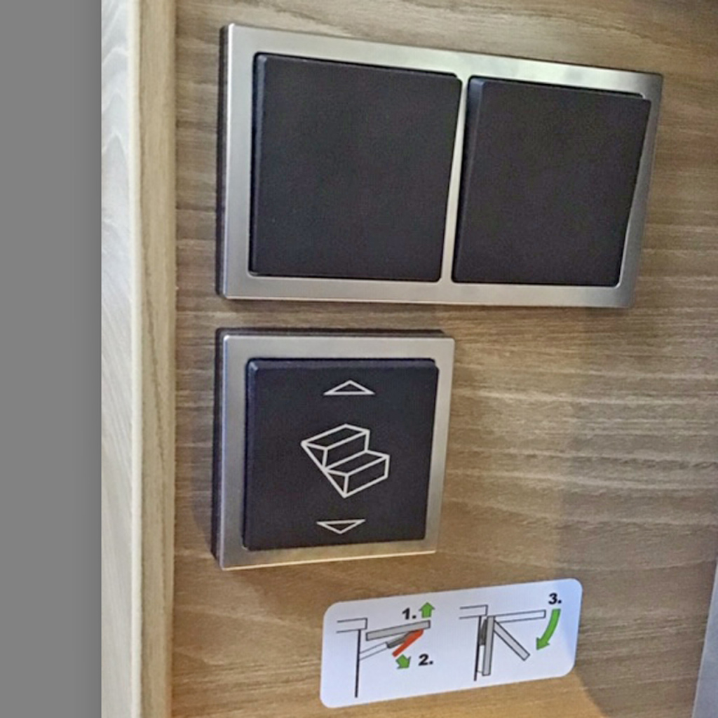 BBAtechniek - Wipschakelaar 230V aan/uit lei-grijs S20.000 (1x)