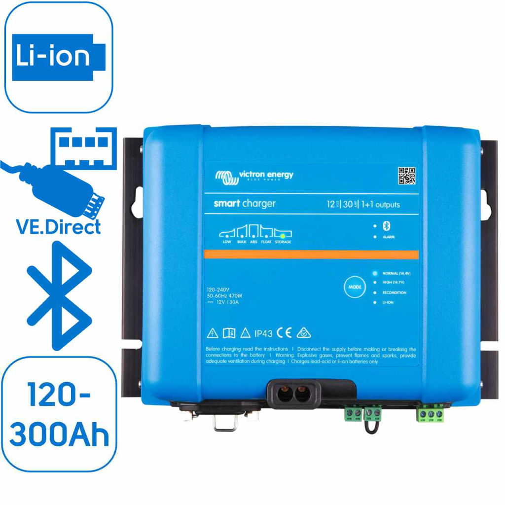BBAtechniek - Victron Phoenix Smart Charger 12/30 (1+1) (1x)