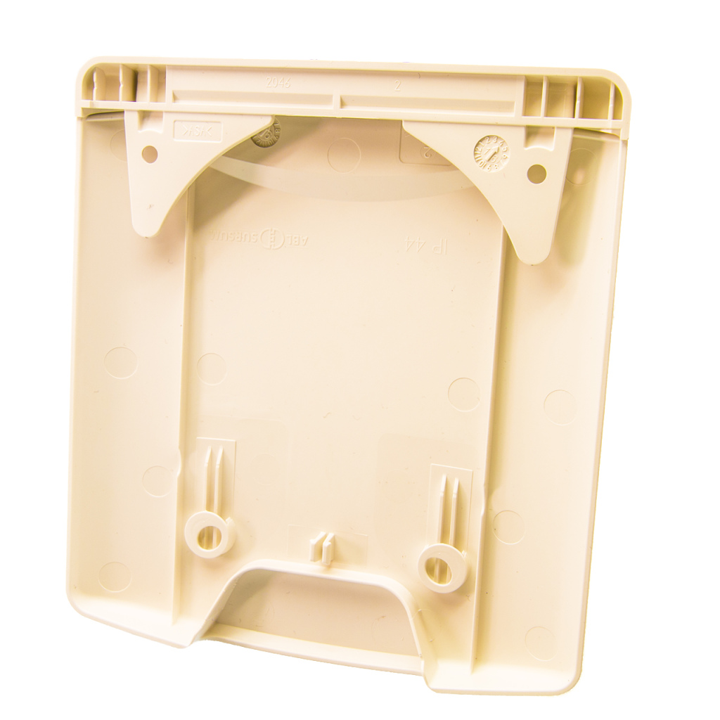 BBAtechniek - Losse klep geen icoon Reinweiss RAL 9010 (1x)