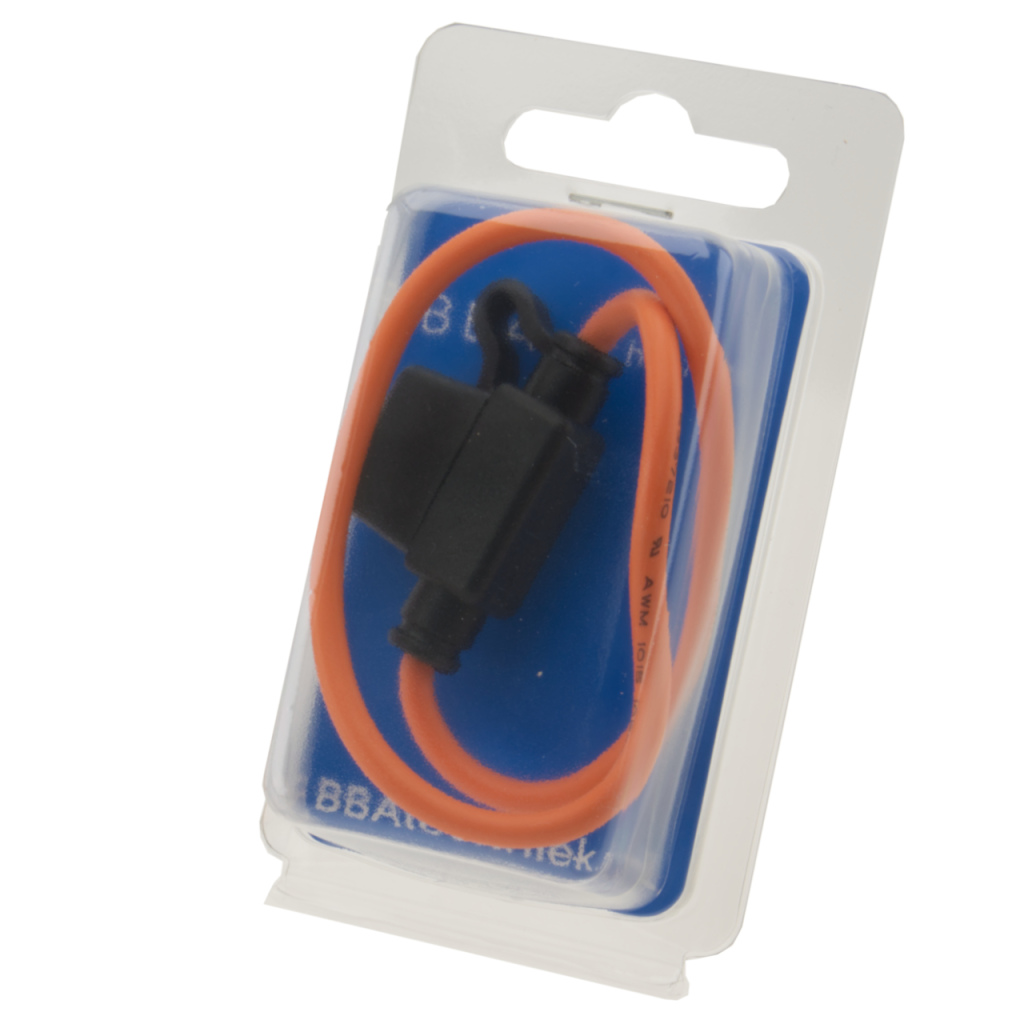 BBAtechniek - Steekzekeringhouder mini met kap 3.0mm²  (1x)