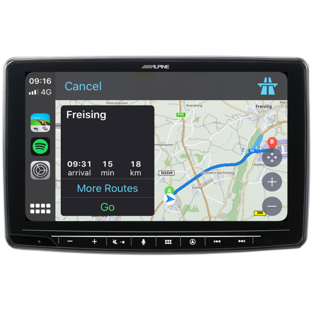 BBAtechniek - 9” INE-F904D Alpine navigatie (1x)