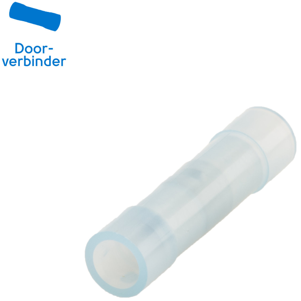 BBAtechniek - Doorverbinder Ø4.5mm blauw (100x)